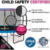 JoyBerri 14ft Outdoor Trampoline – ASTM Certified, Anti-Rust Frame with Enclosure Net, Ladder, Sprinkler & LED Lights - 2 of 4