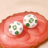 Women's The Duchess Stud Earrings - Pistachio Green - 2 of 4
