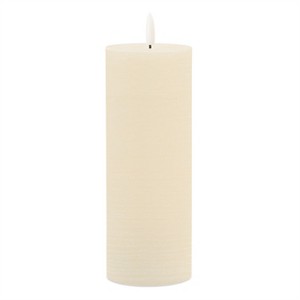 FIA Wick Ivory Pillar Candle (Set of 2) - 1 of 2