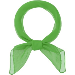 INSPIRE CHIC Women's Solid/Gradient Chiffon Square Soft Sheer Neck Scarves Neckerchief - 1 of 4