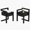 Racxily 2-Tier Modern Minimalist End Table/Nightstand with Storage Drawer - 4 of 4