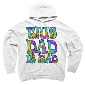 Adult Design By Humans Tye Dye This Dad Is Rad By honeytree Pullover Hoodie - 1 of 2