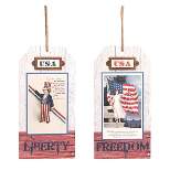 Gallerie II 15.8" X 8" Usa 4th Of July Wall Plaque A/2