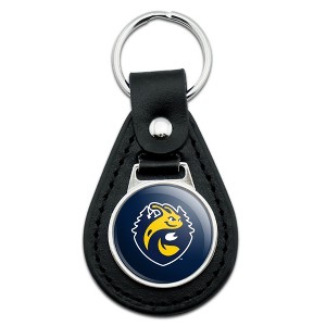 University of CaliforniaSanta Cruz Primary Logo Black Leather Keychain - 1 of 4