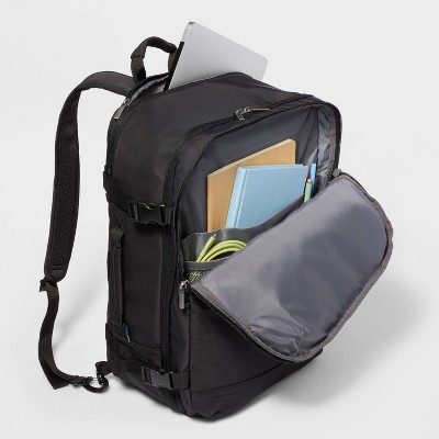 40L Travel Backpack With Expansion Black - Open Story™️ ‼️mild stains on the outside ‼️