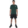 Portland State University Adult Men's Sport Active T-Shirt Left Chest Logo, Athletic Heather - 3 of 4