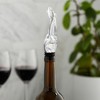 True Aerating Wine Pourer, Drip Free Pour Spout Aerator for Standard Bottles with Built-In Stopper and Stand, BPA-Free Plastic, Set of 1,Clear - 3 of 4