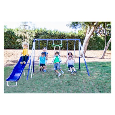 swing and slide set target