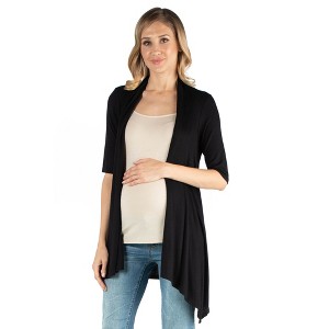 Loose Fit Open Front Maternity Cardigan - 1 of 4