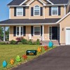 Big Dot of Happiness Monster Bash - Yard Sign & Outdoor Lawn Decorations - Little Monster Birthday Party or Baby Shower Yard Signs - Set of 8 - 2 of 4
