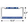 Alabama Huntsville Alumni Logo Full Size Standard License Plate Metal Frame - 4 of 4