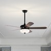 Tangkula 52" Retro Ceiling Fan w/ Remote Control 3 Wind Speeds & 5 Reversible Blades - 2 of 4