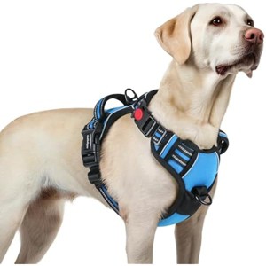 rabbitgoo Dog Harness for Large, No Pull Pet Harness with Handle, Walking Reflective Pet Vest for Large Dogs, Sky Blue, L - 1 of 1
