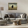 Stupell Industries Black Sheep in Field Floating Frame Canvas Art, Gold, 31" x 25" - 3 of 4