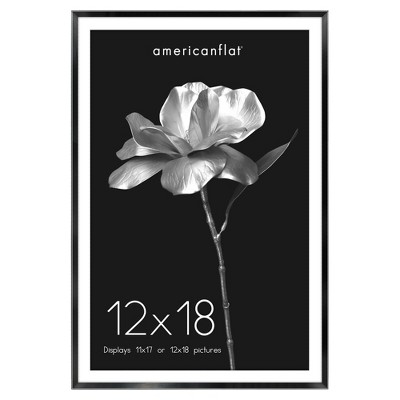 Americanflat Aluminum Picture Frame with Mat