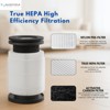 Nispira TD-1300 4-in-1 True HEPA Replacement Filters Compatible with Tredy TD-1300, Tenergy Renair, Cool-Living CL-6070A, BEABA Air Purifier, 2 Packs - 4 of 4