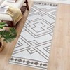 Elegant Geometric Imitation Cashmere Rug, Foldable, Kid & Pet Friendly, Non-Slip Backing, Easy Care for Busy Homes - 4 of 4