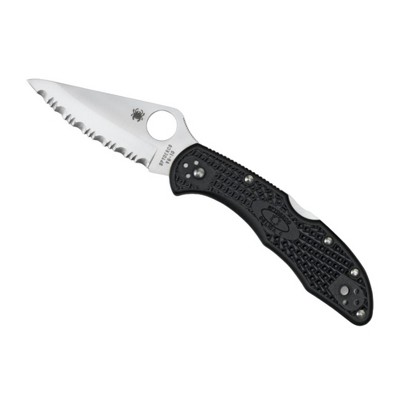 Spyderco Delica 4 7.125-Inch Stainless Steel Folding Knife with FRN Handles