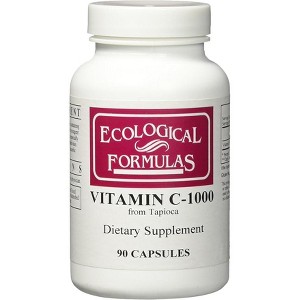 Ecological Formulas Vitamin C 1000 mg Capsules from Tapioca – 90 capsules - 1 of 3