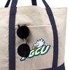 Florida Gulf Coast University Canvas Tote Bag With External Pocket, Reusable Shoulder Bag for Shopping, School, Beach - 2 of 4