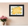 HomeRoots Take Me Where Summer Never Ends Black Framed Print Wall Art - 2 of 3