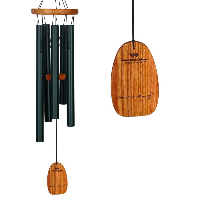 Woodstock Wind Chimes Signature Collection, Chimes of Mozart, Green/Verdigris Wind Chime, 4 of 9