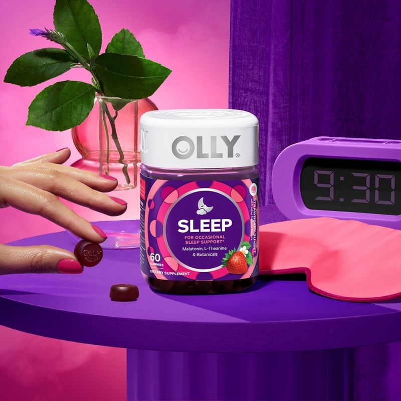 OLLY Sleep Gummies - Strawberry Sunset - 60ct, 2 of 11