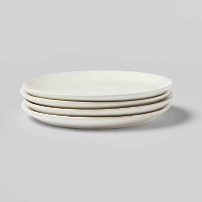 8" 4pk Stoneware Acton Salad Plates White - Threshold™