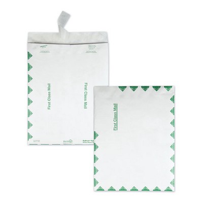Survivor Lightweight 14 lb Tyvek Catalog Mailers, First Class, #15 1/2, Square Flap, Redi-Strip Closure, 12 x 15.5, White, 100/Box