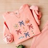 Simply Sage Market Coquette Nautical Collage Lightweight Garment Dyed Sweatshirt - 2XL - Peachy - 3 of 4