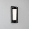 dweLED Oberon 14" High Black LED Outdoor Wall Light - 3 of 3