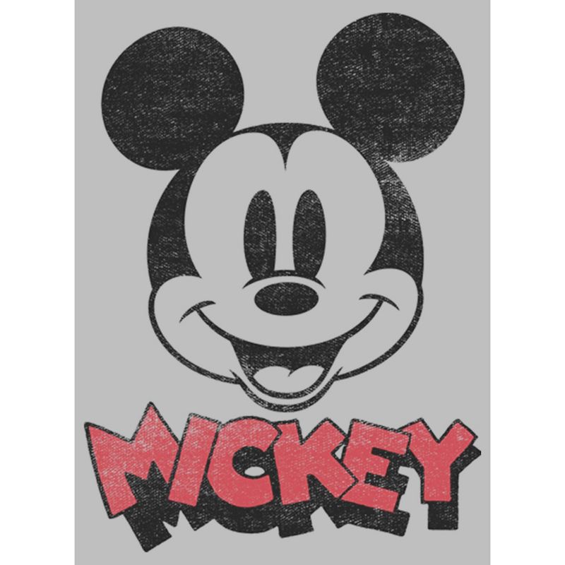 Women's Mickey & Friends Mickey Mouse Retro Headshot T-Shirt, 2 of 5
