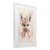 Stupell Industries Sweet Baby Fox with Bow Framed Print Under Glass Art - 2 of 4