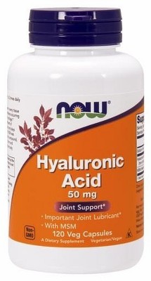Hyaluronic Acid with Lignisul MSM by Now Foods  -  120 VegCap