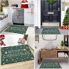 Christmas Door Mat for Front Door with Non-Slip Backing Durable Doormat for Entrance Matt - 3 of 4