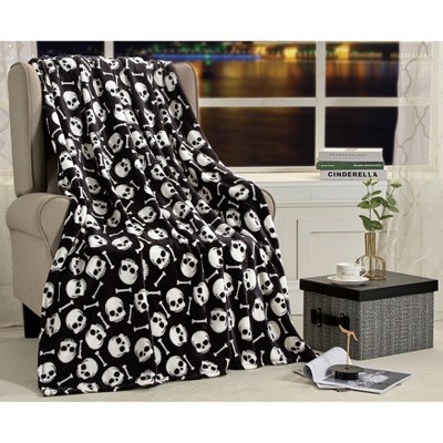 Super Spooky and Comfy Microplush Halloween Throws (50" x 60")