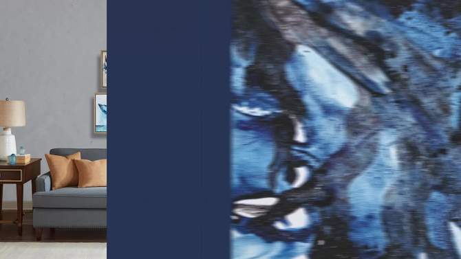 (Set of 4) Seascape Gel Coat Framed Canvas Set Blue, 2 of 16, play video