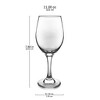 Libbey Classic White Wine Glasses, 11 ounce, Set of 4 - 3 of 3