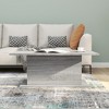 vidaXL Coffee Table Smoked Oak 40.2"x21.9"x15.7" Engineered Wood - 4 of 4