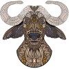 Junior's Design By Humans African Buffalo By myartlovepassion T-Shirt - 2 of 3