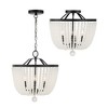 Crystorama Lighting Rylee 4 - Light Semi-Flush Mount in  Matte Black - 2 of 4
