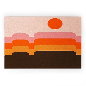 Circa78Designs Honey Hills Looped Vinyl Welcome Mat - Society6 - 1 of 2