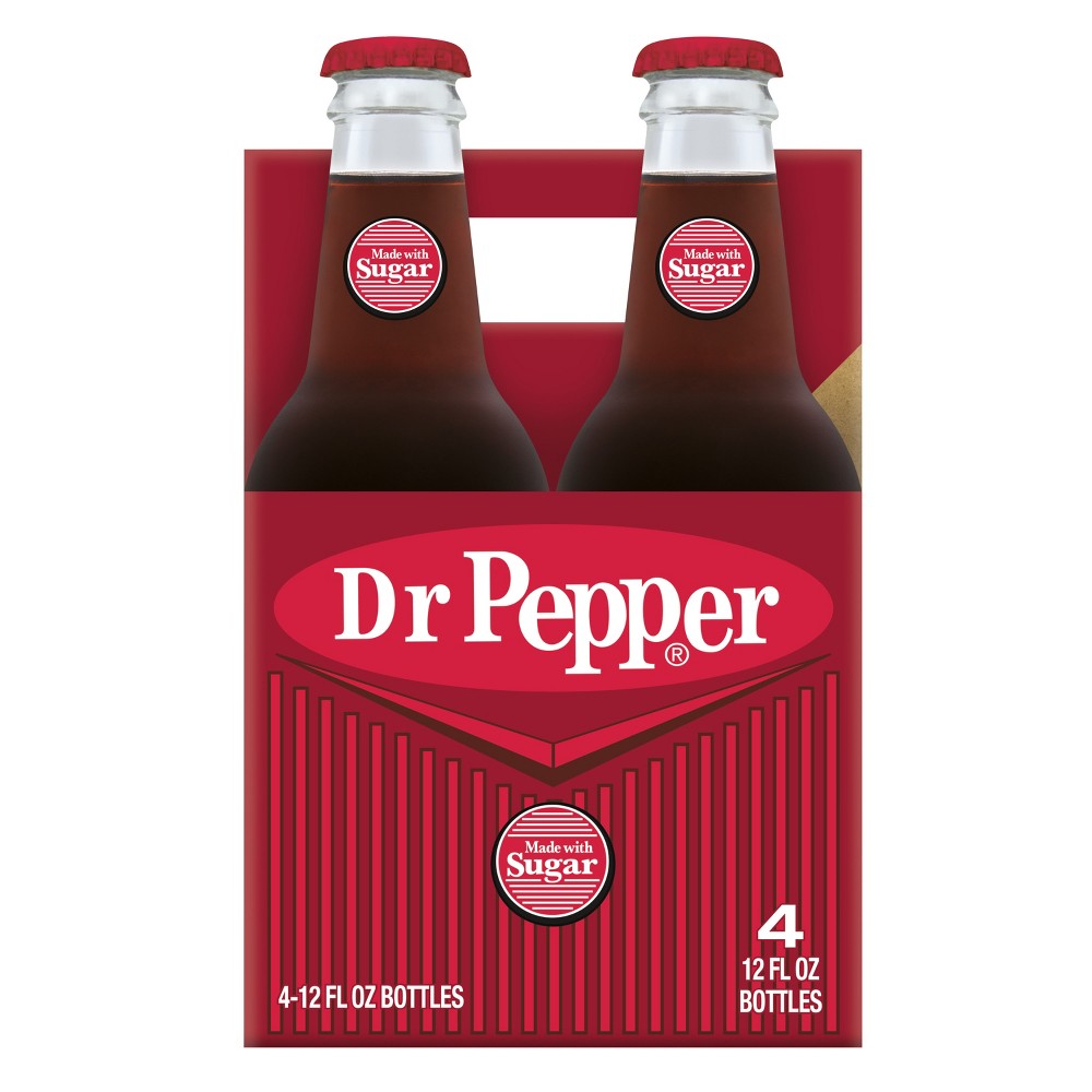 UPC 078000082944 product image for Dr Pepper Made with Sugar - 4pk/12 fl oz Glass Bottles | upcitemdb.com
