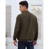 Coolmee Men's Bomber Jacket Lightweight Casual Stylish Light Flight Jacket Windbreaker Varsity Jackets - 3 of 4
