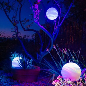 H2Orb Indoor/Outdoor Table Lamp - BlissLights: LED Night Light, Pool & Garden Aurora Effects - 1 of 4