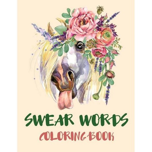 Download Swear Words Coloring Book By A R Print Paperback Target