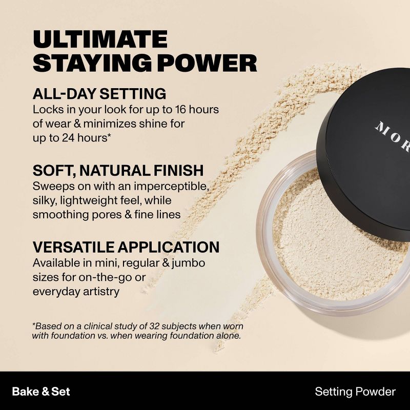 Morphe Bake & Set Soft Focus Setting Powder - Translucent - Ulta Beauty, 5 of 7
