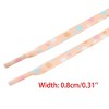 INSPIRE CHIC Flat Colorful Polka Dot Shoelaces for Sneakers 1 Pair - 3 of 4