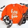 Simply Sage Market Women's Graphic Sweatshirt Hey Boo Cursive Puff Print - 3 of 4