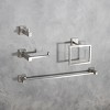 Elegant Lighting Isla 4-Piece Bathroom Hardware Set in Brushed Nickel - 3 of 4